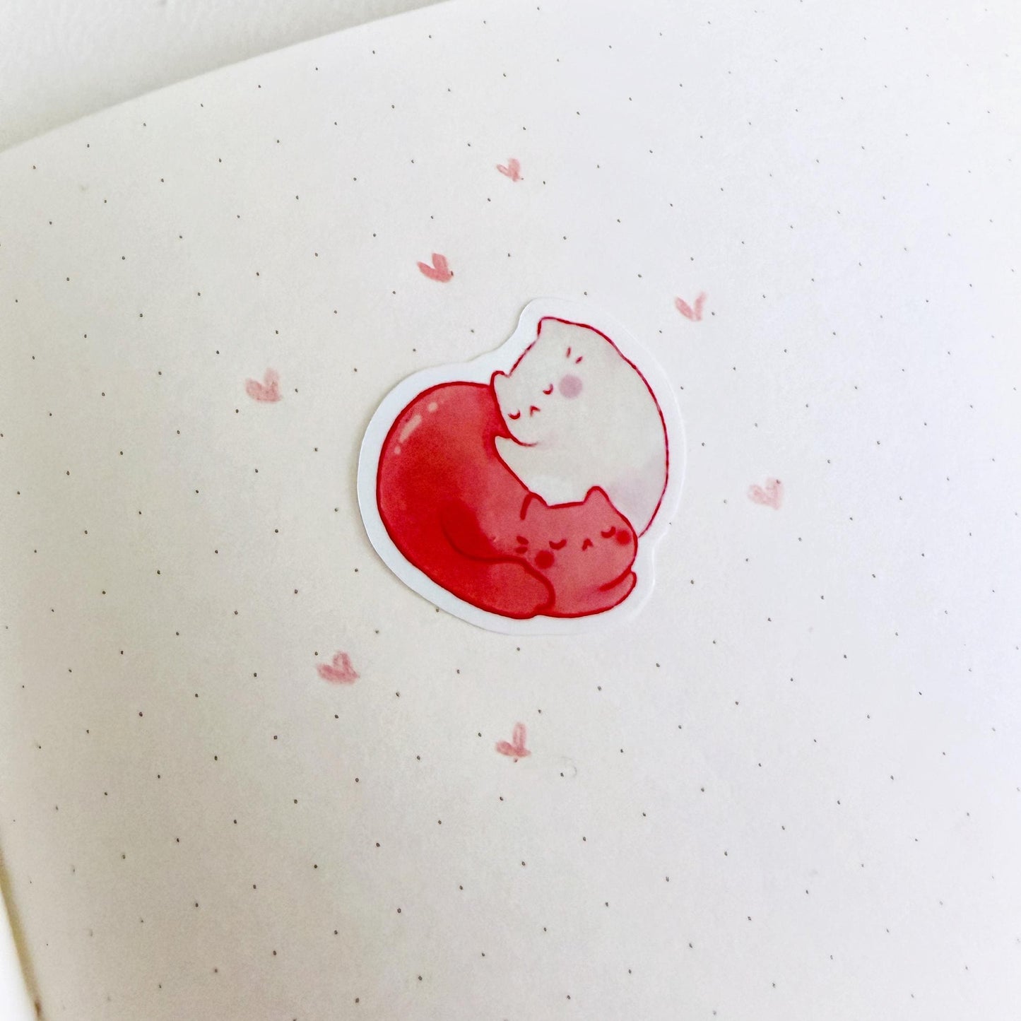 Cute Chocolate Cats Pralines Sticker Sheet