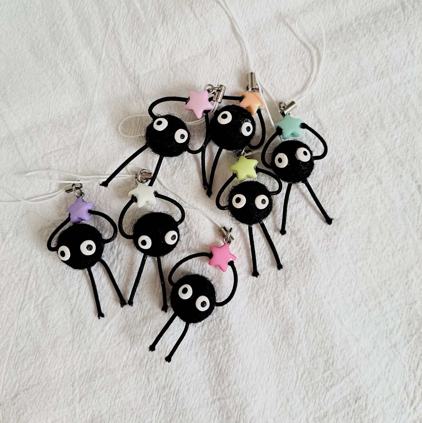 Soot Sprites Handmade Smartphone keychains