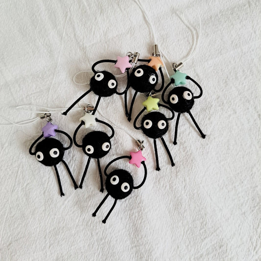 Soot Sprites Handmade Smartphone keychains
