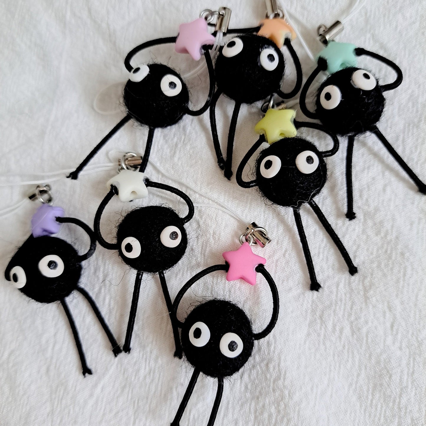 Soot Sprites Handmade Smartphone keychains