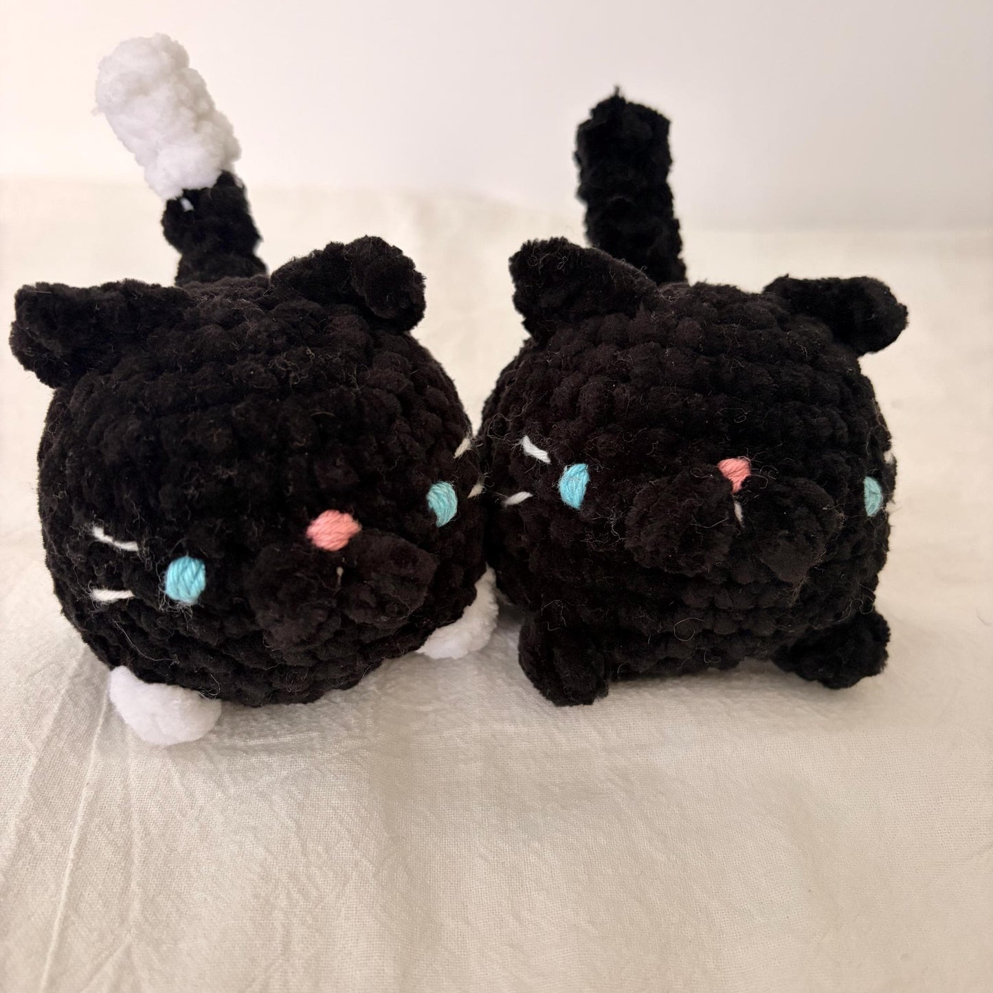 Kawaii Handmade Crochet Cat Plushies Squishy Toys