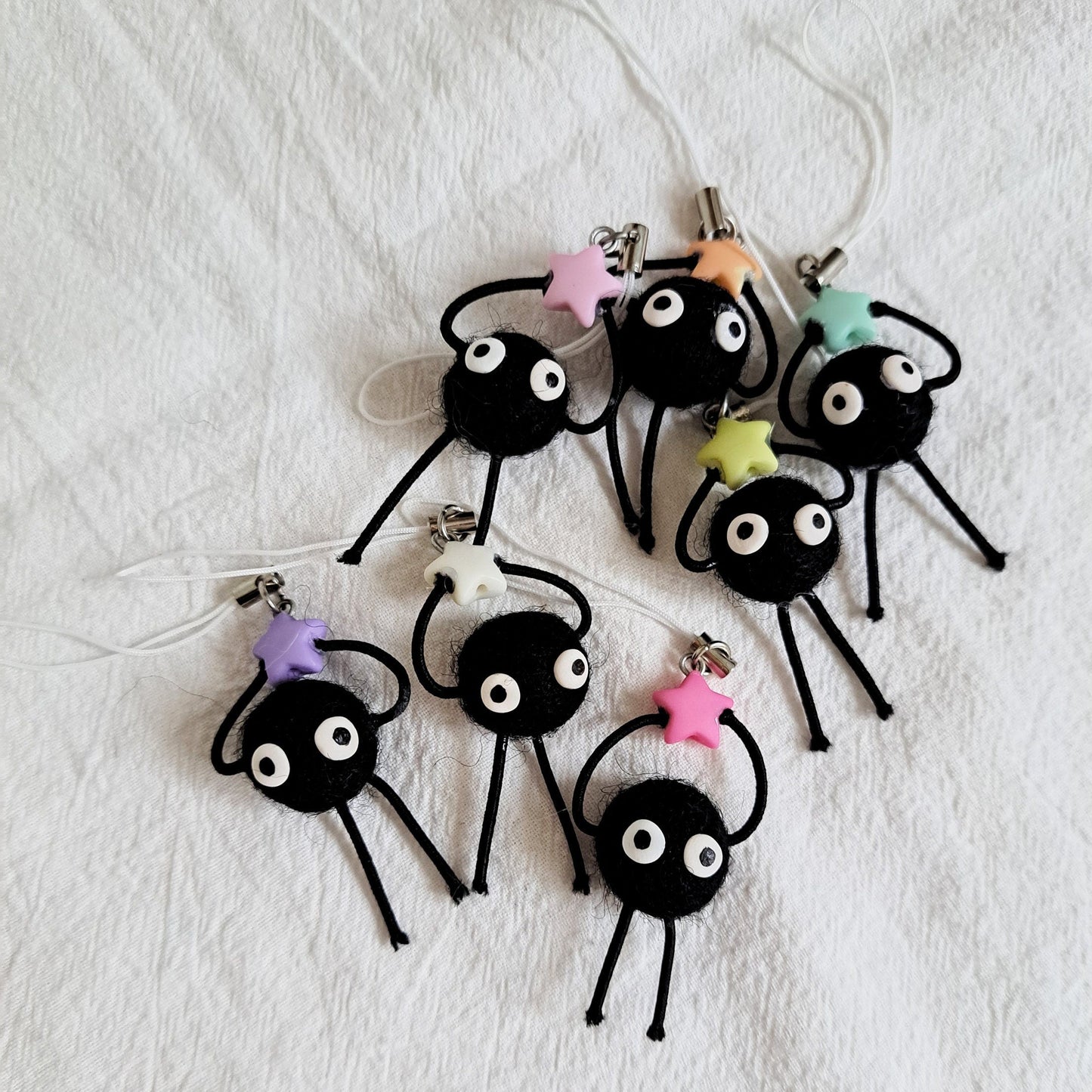 Soot Sprites Handmade Smartphone keychains