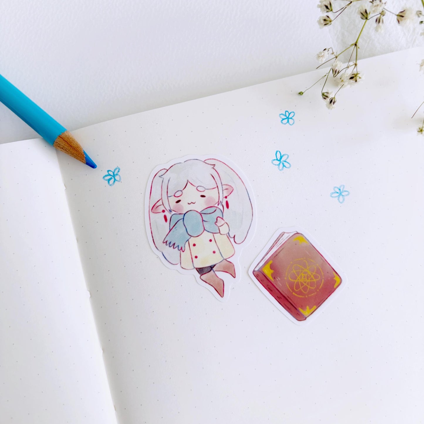 Frieren Fanart Vinyl Sticker Sheet