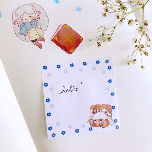 Frieren Anime Sticky Notes Notepad