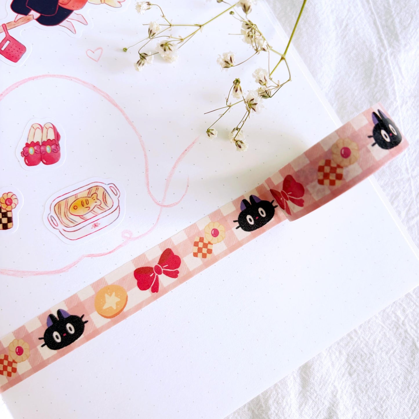 Kiki’s Delivery Service Studio Ghibli Fanart Washi Tape