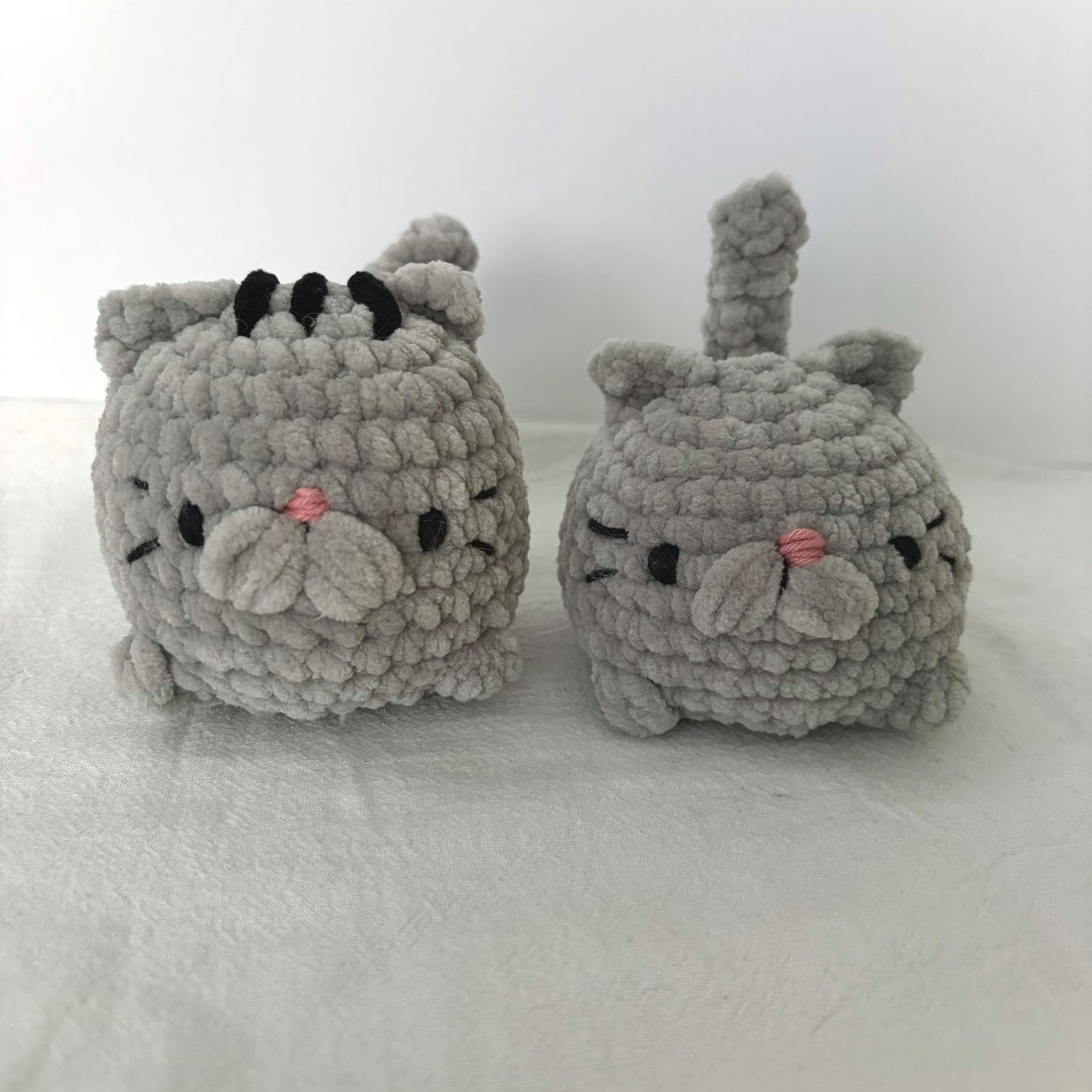 Kawaii Handmade Crochet Cat Plushies Squishy Toys