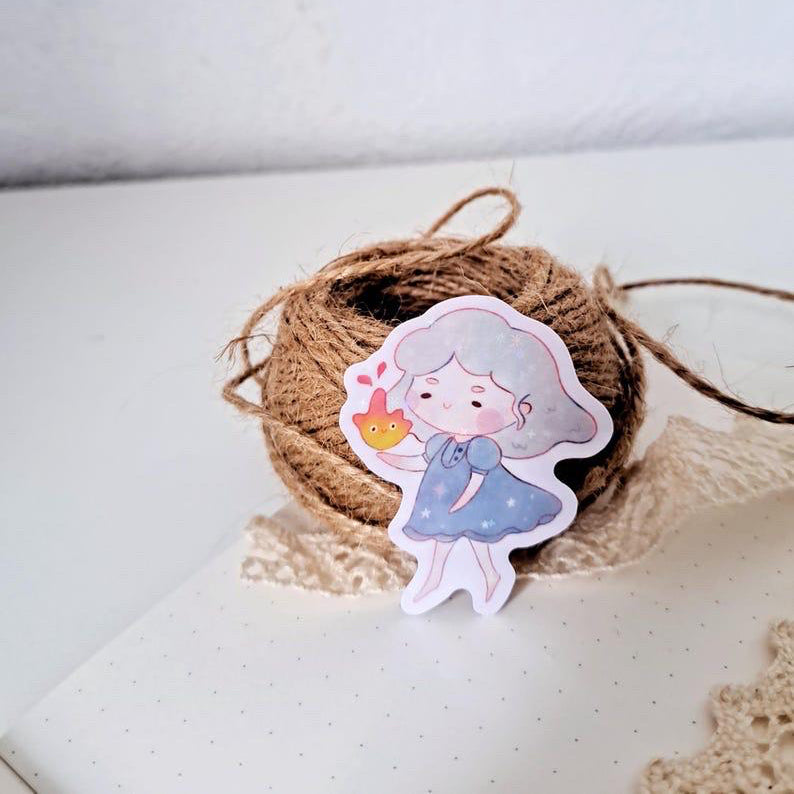 Howl’s Moving Castle Vynil Stickers (single or set)