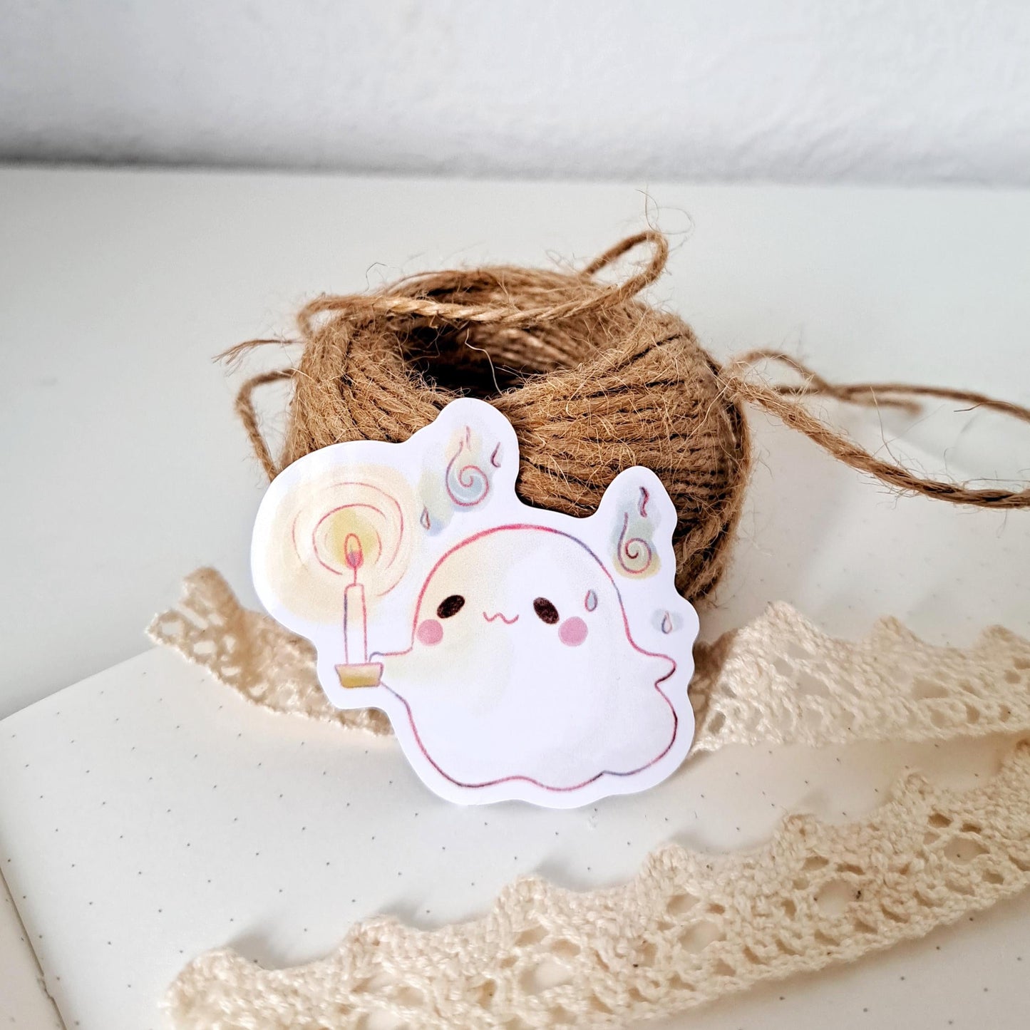 Cute Spooky Ghosts Halloween Vynil Stickers
