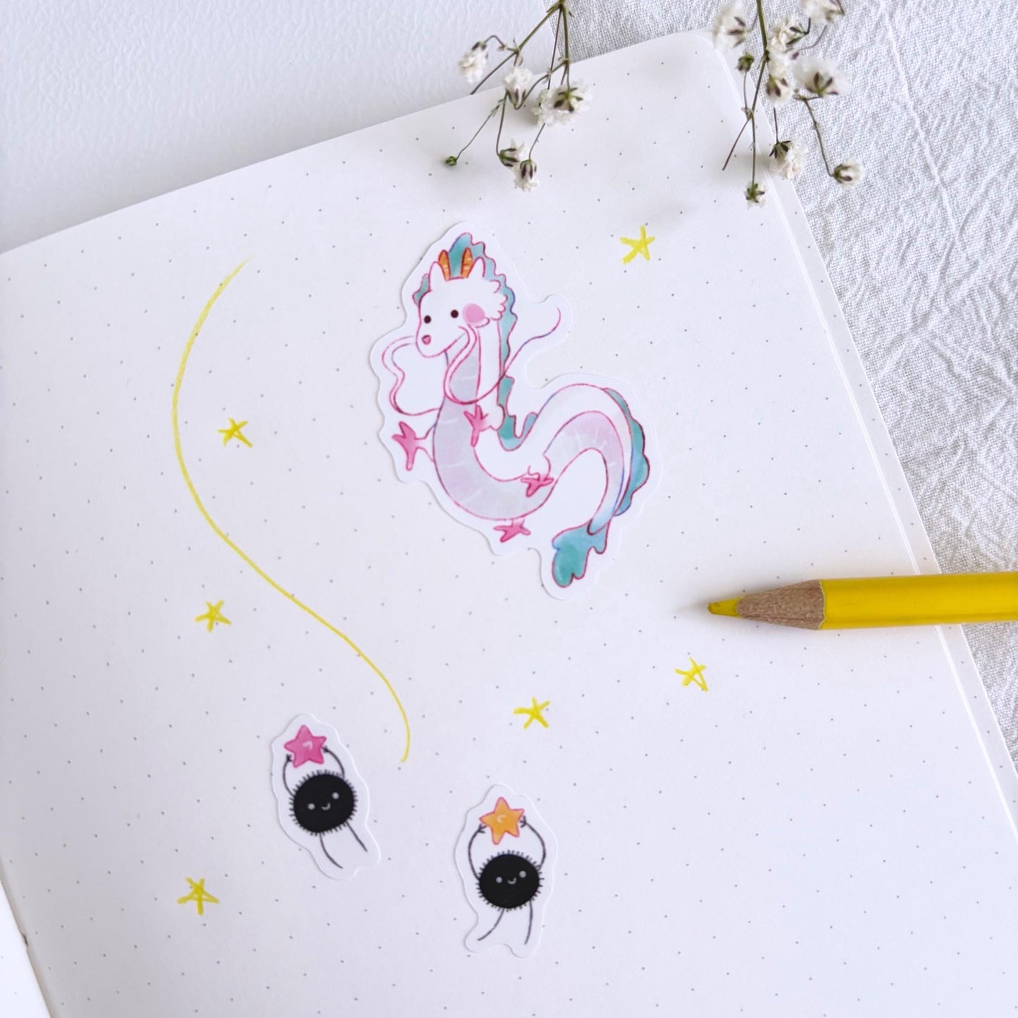 Studio Ghibli Characters Vinyl Sticker Sheet