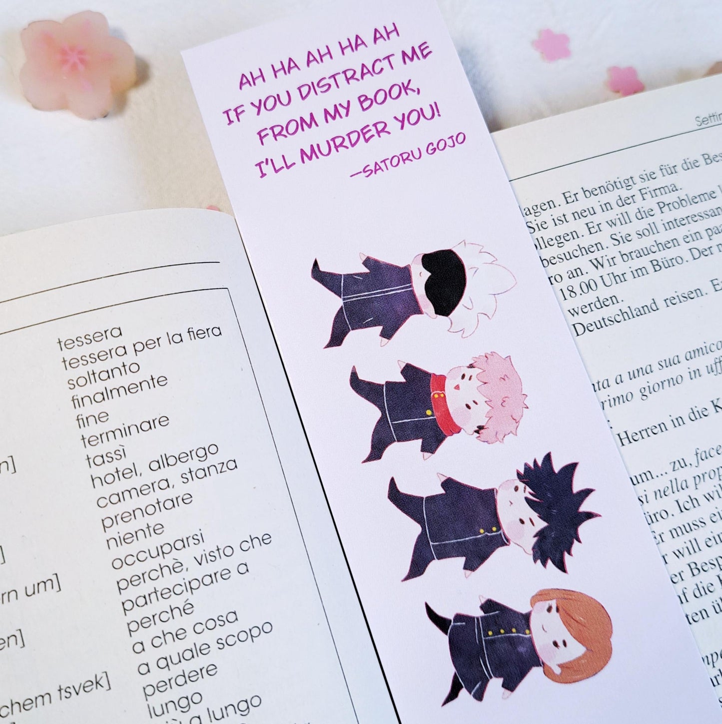 Chibi Jujutsu Kaisen Fanart Gojo Satoru Bookmark