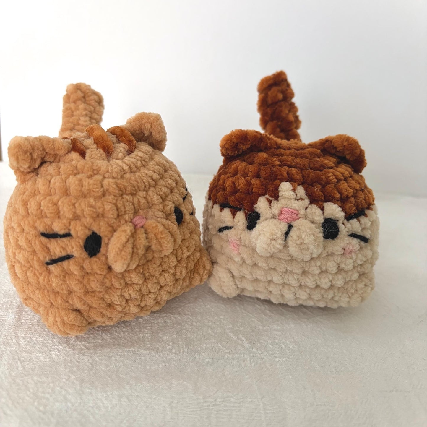 Kawaii Handmade Crochet Cat Plushies Squishy Toys